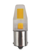 1.63 Inch 3W LED BA15S S.C Bayonet Base Replacement Lamp by Satco - S83W-075163