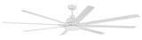 Rush 8 Blade Ceiling Fan with Light Kit 84 Inch Wide by Craftmade - RSH84-8