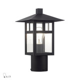 Crestlake 1 Light Medium Outdoor Post Top Lantern 11.75 x 7 In by Livex  - 21324