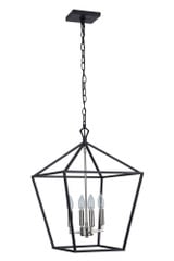 Flynt Ii 4 Light Large Foyer Pendant 23.38 Inch Tall by Craftmade - 56335