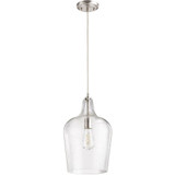 1 Light Small Pendant 9.75 Inch Wide by Quorum - 8143
