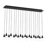 Turret 18 Light Mini Chandelier by VC Modern 700TRSPTRT18TB-LED930277 - 700TRSPTRT18TB-LED930277