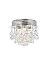 Galaxy 3 Light 13 Inch Wide Steel Flush Mount by Elegant - V2006F13
