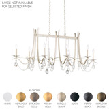Vesca 8 Light Chandelier 27 Inch Tall X 30 Inch Wide by Schonbek Signature - VA8436N