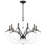 Priscilla 10 Light Chandelier 28 Inch X 36 Inch Wide by Schonbek Signature - BC7110N