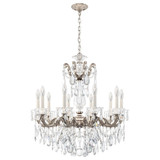 La Scala 10 Light Chandelier 29.5 X 28 Inch Wide by Schonbek Signature - 5074