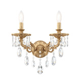 Milano 1 Light Wall Sconce 15.5 X 13.5 Inch Length by Schonbek Signature - 5642