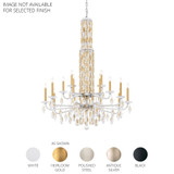 Siena 17 Light Chandelier 50.5 Inch X 40.5 Inch Wide by Schonbek Signature - RS84151N