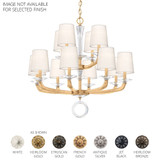 Emilea 12 Light Chandelier 31 Inch and 33.5 Inch Wide by Schonbek Signature - MA1012N