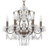 Century 6 Light Chandelier 20 Inch and 21 Inch Wide by Schonbek Signature - 1705