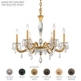Napoli 6 Light Chandelier 24.6 X 28.1 Inch Wide by Schonbek Signature - S7606