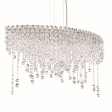 Chantant 6 Light Linear Pendant 16.5 X 15 Inch Wide by Schonbek Signature - CH3611N