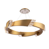 Embrace 50W 1 LED Pendant 6.6 Inch and 44.3 Inch Wide by Schonbek Signature - S4844