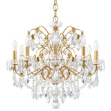 Century 9 Light Chandelier 22 Inch and 26 Inch Wide by Schonbek Signature - 1709