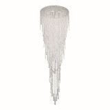 Chantant 6 Light Flush Mount 79.5 X 24 Inch Wide by Schonbek Signature - CH2403N