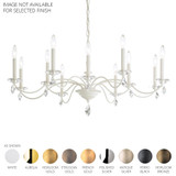 Modique 12 Light Chandelier 16 Inch X 39.5 Inch Wide by Schonbek Signature - MD1012N