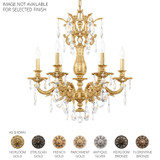 Milano 3 Light Chandelier 26.5 Inch and 24 Inch Wide by Schonbek Signature - 5676