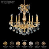 Milano 9 Light Chandelier 31 Inch Tall X 30 Inch Wide by Schonbek Signature - 5679