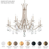 Vesca 12 Light Chandelier 40 Inch Tall X 45 Inch Wide by Schonbek Signature - VA8322N