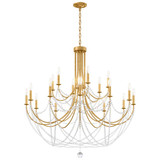 Verdana 18 Light Chandelier 42.5 Inch X 43 Inch Wide by Schonbek Signature - RJ1018N