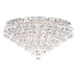 Baronet 6 Light Flush Mount 12 Inch and 24 Inch Wide by Schonbek Signature - BN1424N