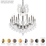 Sonatina 14 Light Chandelier 39 Inch and 35 Inch Wide by Schonbek Signature - ST1852N