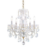 Sterling 5 Light Chandelier 18 Inch and 16 Inch Wide by Schonbek Signature - 2999