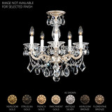 La Scala 5 Light Semi Flush Mount 19.5 X 18 Inch Wide by Schonbek Signature - 5345