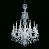 Hamilton 12 Light Chandelier 44 Inch and 30 Inch Wide by Schonbek Signature - 5708