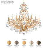 Filigrae 18 Light Chandelier 38 Inch and 39 Inch Wide by Schonbek Signature - FE7018N