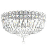Petit Crystal Deluxe 5 Light Flush Mount 12 Inch Wide by Schonbek Signature - 5892