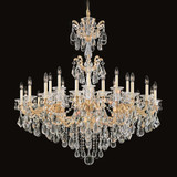 La Scala 24 Light Chandelier 48 Inch and 46 Inch Wide by Schonbek Signature - 5013
