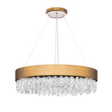 Soleil 40W 1 LED Pendant 7 Inch Tall and 26 Inch Wide by Schonbek Signature - S3526