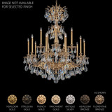 Milano 15 Light Chandelier 48.5 Inch and 39 Inch Wide by Schonbek Signature - 5686