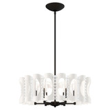 Twilight 6 Light Chandelier 8.5 Inch and 25 Inch Wide by Schonbek Signature - MR1006N
