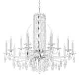 Siena 15 Light Crystal Tusks Chandelier 41 Inch Wide by Schonbek Signature - RS8315N