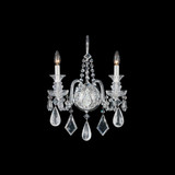Hamilton Rock Crystal 2 Light Wall Sconce 18 Inch by Schonbek Signature - 5502
