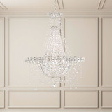 Chrysalita 6 Light Chandelier 33 Inch X 25 Inch Wide by Schonbek Signature - CM8326N