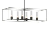 Portico 6 Light Oversized Pendant 42 Inch Wide by Hubbardton Forge - 138940H