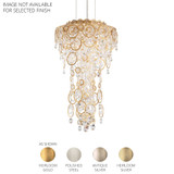 Circulus 4 Light Pendant 24.5 Inch and 14 Inch Wide by Schonbek Signature - DR1412N