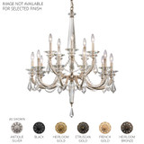 Verona 15 Light Chandelier 38.1 X 32.5 Inch Wide by Schonbek Signature - S6715