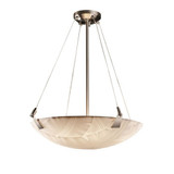 Porcelina Tapered Clips 3 Light Banl Large Pendant by Justice Design - PNA-9641-35-BANL