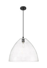 Crown Point 1 Light Bristol Cord Pendant 16 Inch Wide by Innovations - 434-1P-GBD-16_P