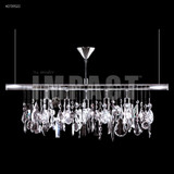 Contemporary 5 Light Oversized Chandelier by James Moder 407395LCH - 407395LCH