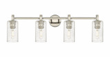 Crown Point 4 Light Bath Vanity 10.5 Inch X33.88 Inch Wide by Innovations - 434-4W-G434-7