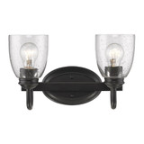 Parrish 2 Light Vanity Light by Golden - 8001-BA2