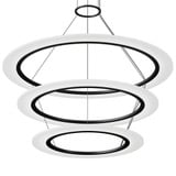 Arctic Rings 3 LED Pendant 17 Inch Tall and 37.25 Inch Wide by Sonneman - 2076