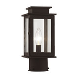 Princeton 1 Light Outdoor Mini Post Top Lantern 10.5 x 4.75 In by Livex  - 20201