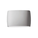 Ambiance Wide ADA Large Oval Wall Sconce Open Top Bottom by Justice Design - CER-8899