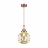 Beacon 1 Light Stem Hung Mini Pendant 12.63 Inch Tall by Innovations - 447-1S-G20-8